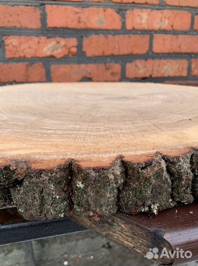 Спилы Слэб торцевые дуб ясень вяз