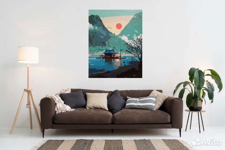 Картина в японском стиле