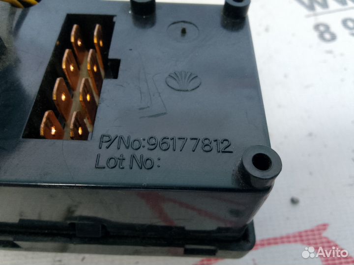 Блок управления отопителем Daewoo Nexia