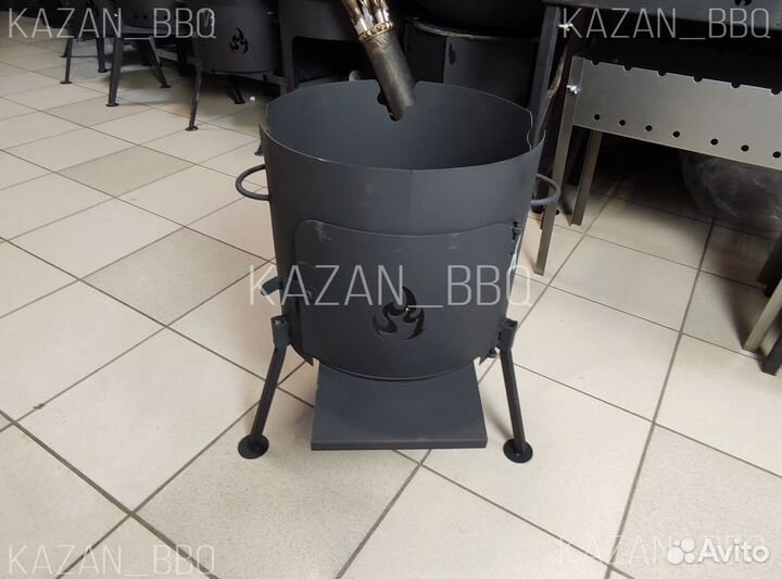 Печь (подставка) с дверкой для казана 8 - 10 л