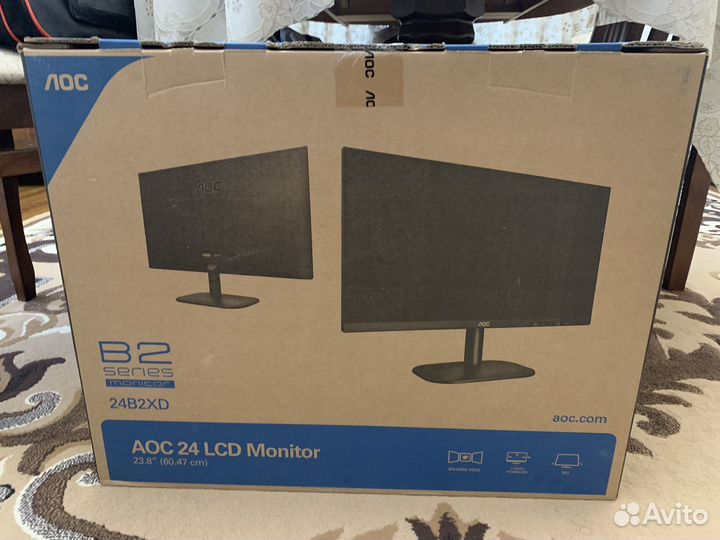 Монитор AOC 24B2XH новый IPS 24дюйма