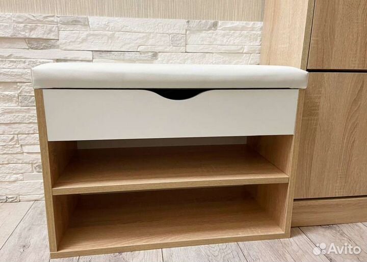 Обувница в прихожую банкетка тумба новая