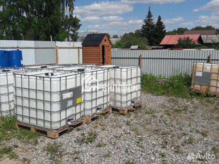 Еврокуб 1000л бу на поддоне не промытый