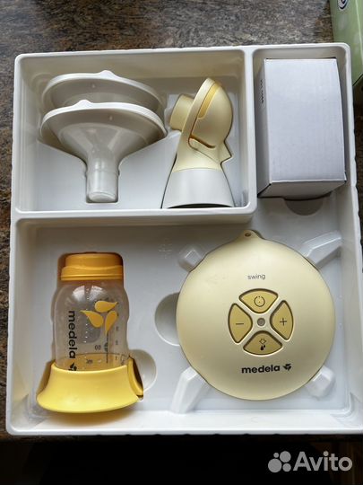 Молокоотсос medela электрический + бутылочки