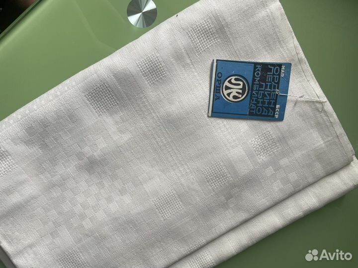 Скатерть СССР отрезы лен