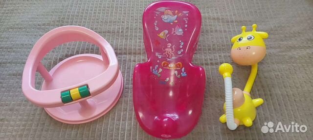 Горка, стульчик, душ