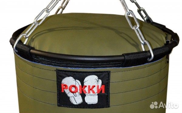 Боксерский мешок хаки Рокки 120X40 50кг