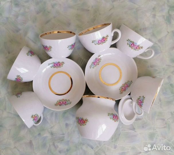 Чайный сервиз СССР Кузяевский фз