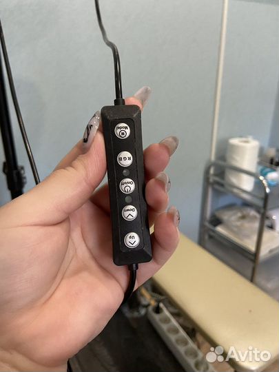 Кольцевая лампа со штативом 33 см