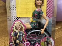 Кукла barbie в инвалидном кресле grb93