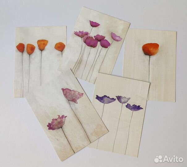 Постер Маки IKEA красные цветы Франция