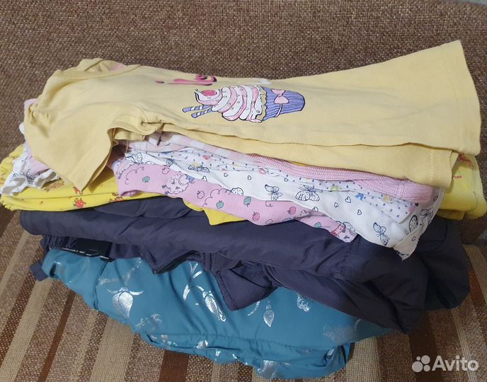 Пакет одежды на девочку 92 98
