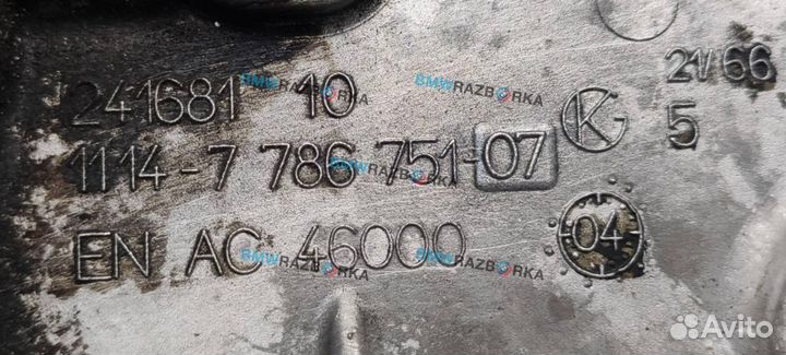 Крышка двигателя передняя BMW 5 E60/E61 рест