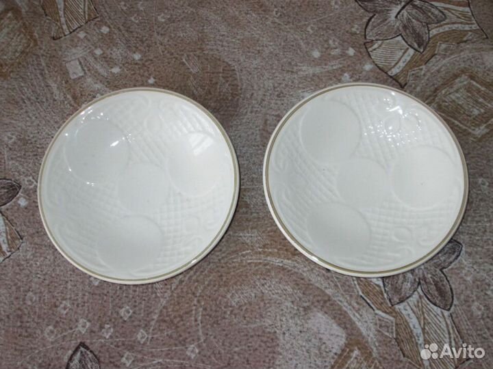 Блюдца керамические зик времен СССР