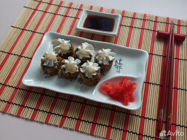 Набор посуды для суши и роллов для двоих