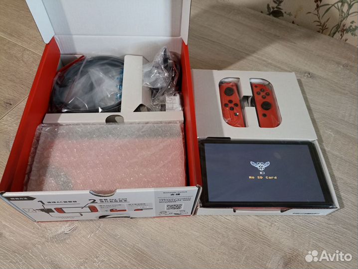 Nintendo switch oled mario edition прошитая