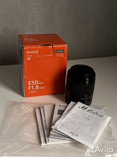 Объектив sony 50mm f 1 8