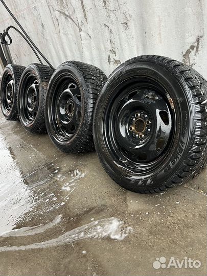 Зимние колеса r15 4/98 195/55 granta priora kalina