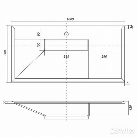 Раковина для ванной белая глянцевая