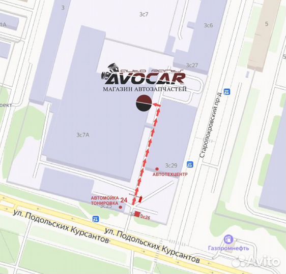 Фара правая одноламповая VW Polo 2010-2020