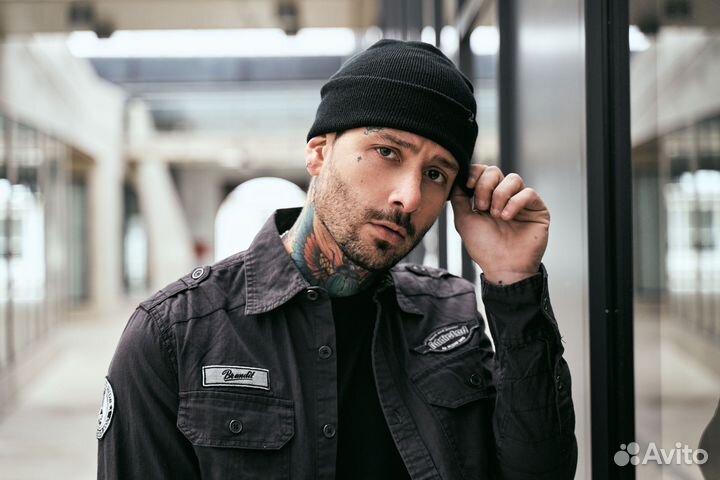 Рубашка Brandit Luis Vintageshirt 4023.2 чёрная