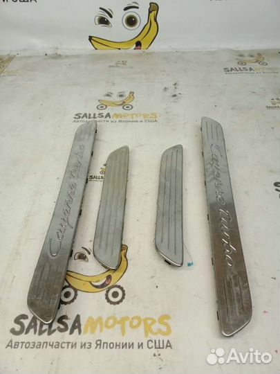 Комплект накладок на порог Porsche Cayenne 958