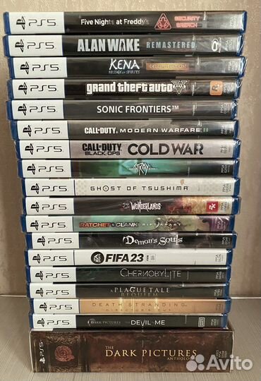 Много Игр для Sony Playstation 5 (Новые и Б/У)
