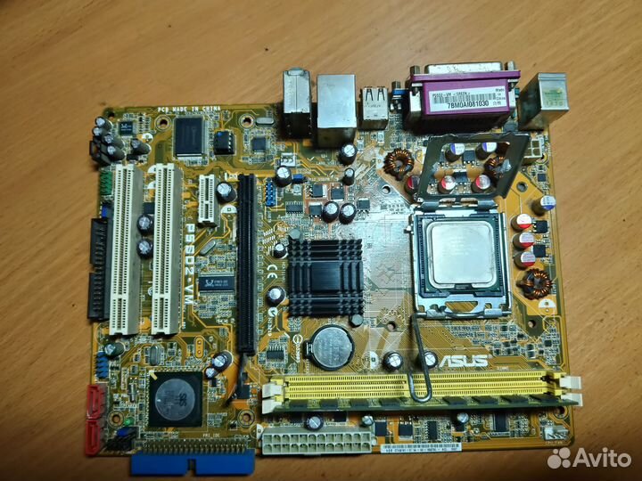 Материнка asus P5SD2-VM + Процессор + Память