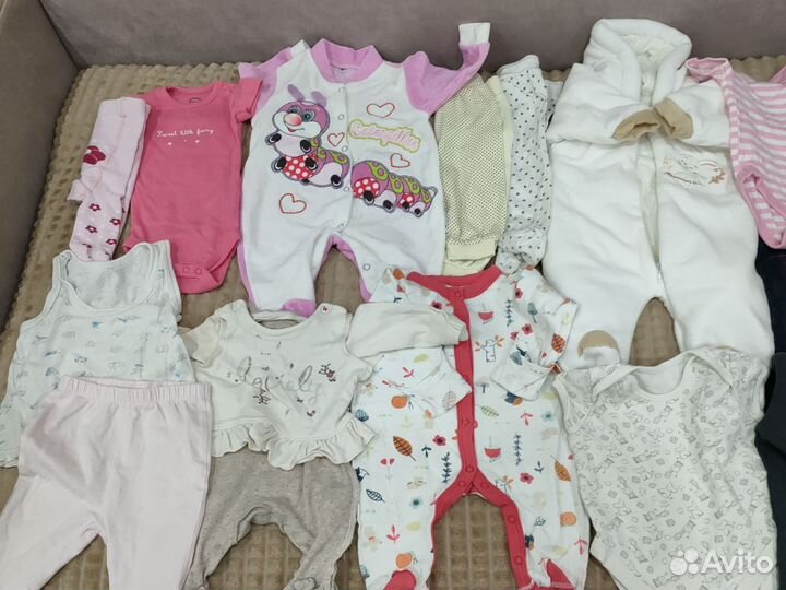 Пакет вещей для девочки 56 62