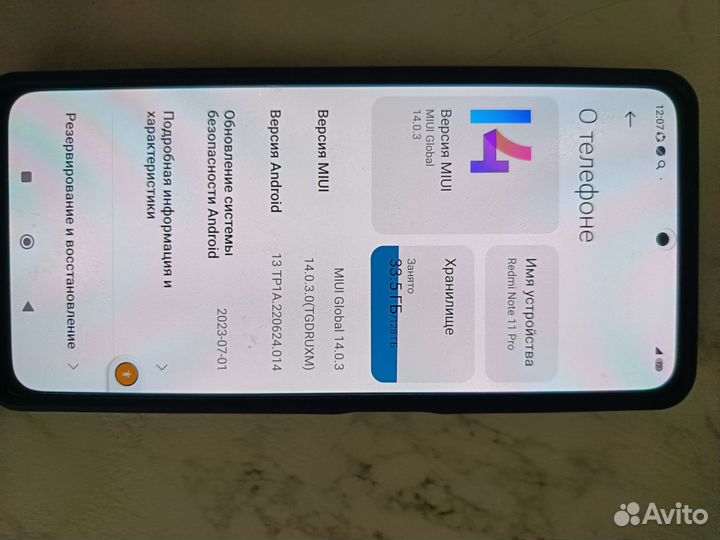 Xiaomi redmi note 11 pro 8 128