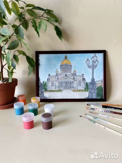 Картина акварель 21*30 