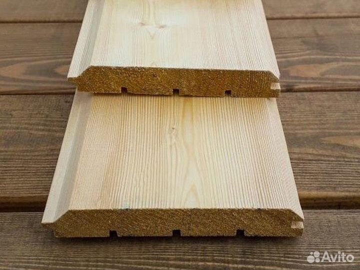 Имитация бруса : 20х146, сорт ав, карел профиль, хвоя