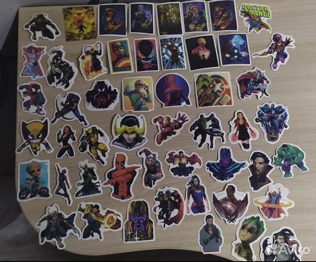 Наклейки марвел