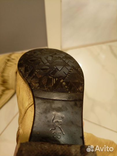 Сапоги женские натуральная кожа