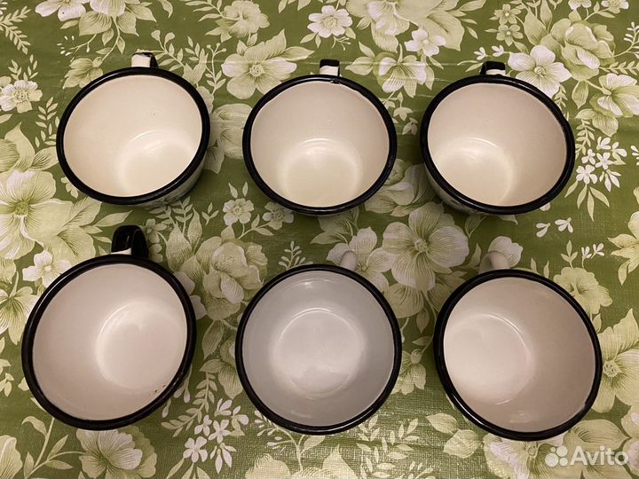 Сервиз чайный, эмалированный