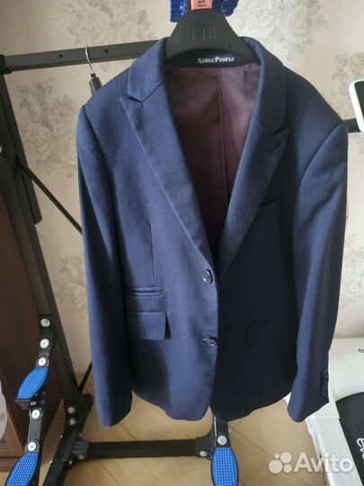 Школьный костюм для мальчика 134 синий