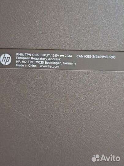 Ноутбук hp