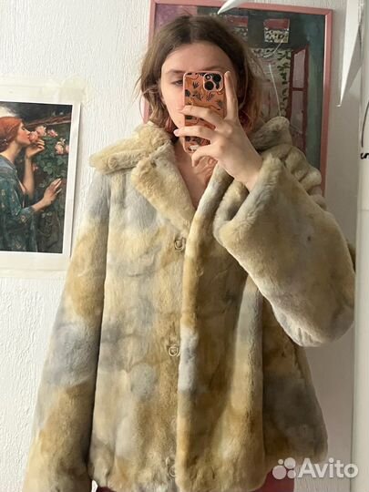 Шуба из искусственного меха