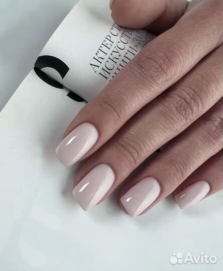 Молочная розовая база для маникюра