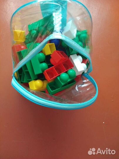 Конструктор 100 элементов +рюкзак