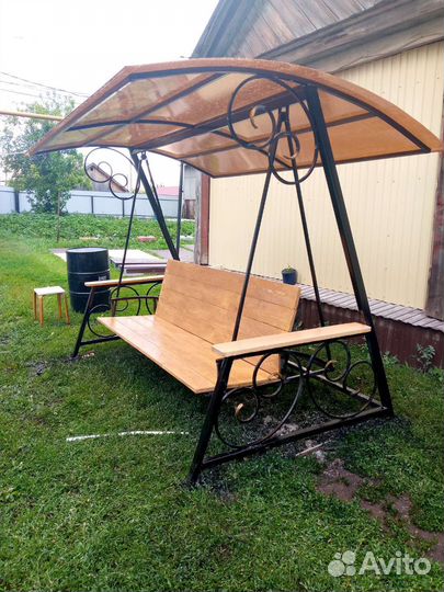 Садовые качели новые,под заказ