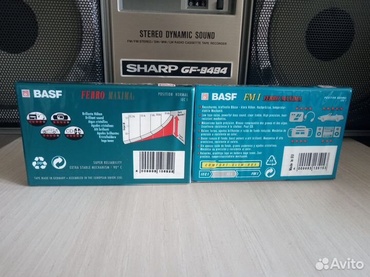 Аудиокассеты basf 2 шт