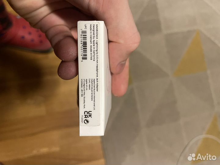 Переходник lightning 3.5mm