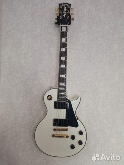 Электрогитара burny les paul custom rlc-55 white