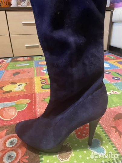 Женские сапоги ботфорты 41 размер, Италия