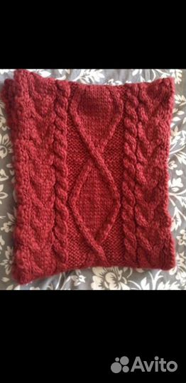 Снуд с косами, шарф