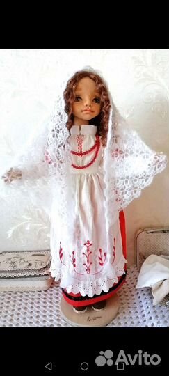 Интерьерная кукла ручной работы