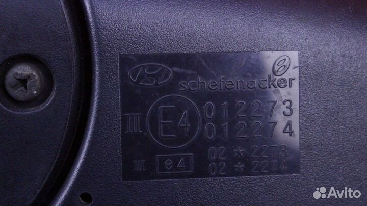 Зеркало заднего вида боковое левое Hyundai Sonata