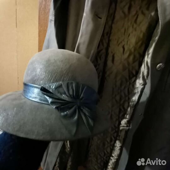 Шляпа женская натуральная кожа