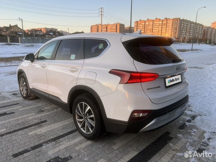 Hyundai Santa Fe 2.0 AT, 2018, 178 000 км